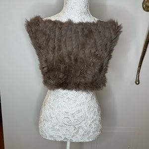 Danier Rabbit Fur Wrap